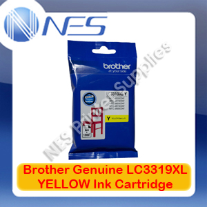 Brother Genuine LC3319XL-Y YELLOW High Yield Color Ink Cartridge for MFC-J5330DW/MFC-J5730DW/MFC-J6530DW/MFC-J6730DW/MFC-J6930DW (1500 Pages)